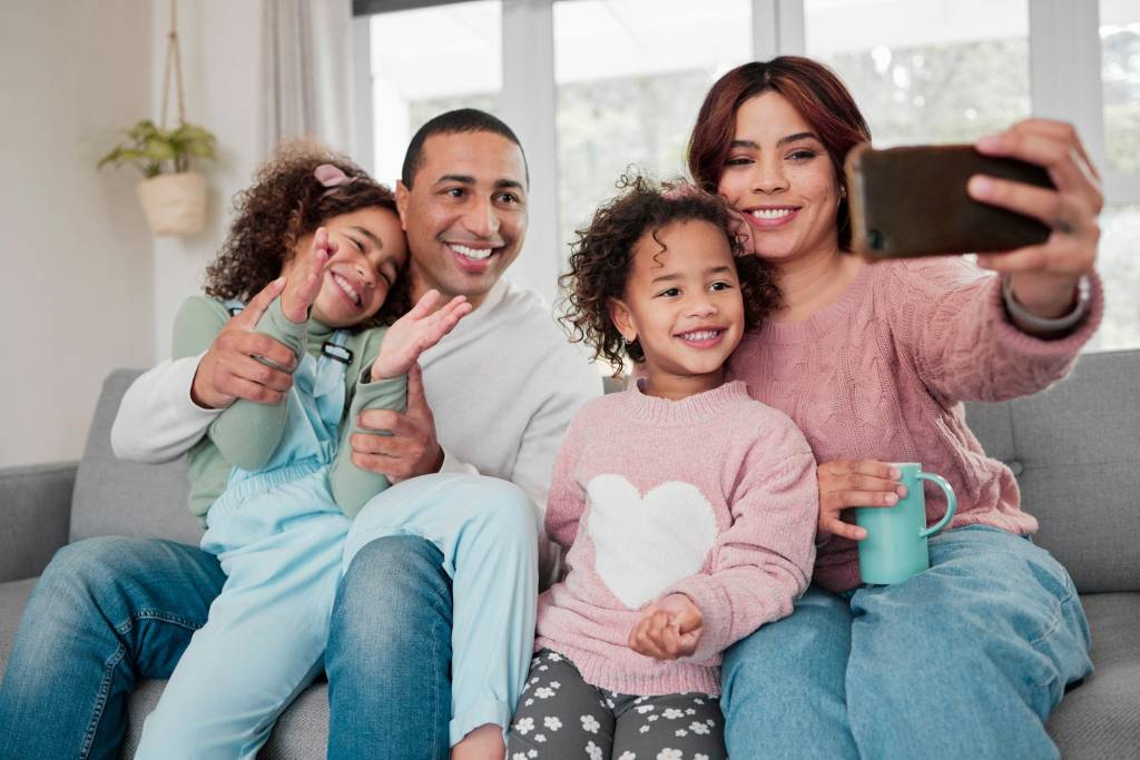 Family at home
